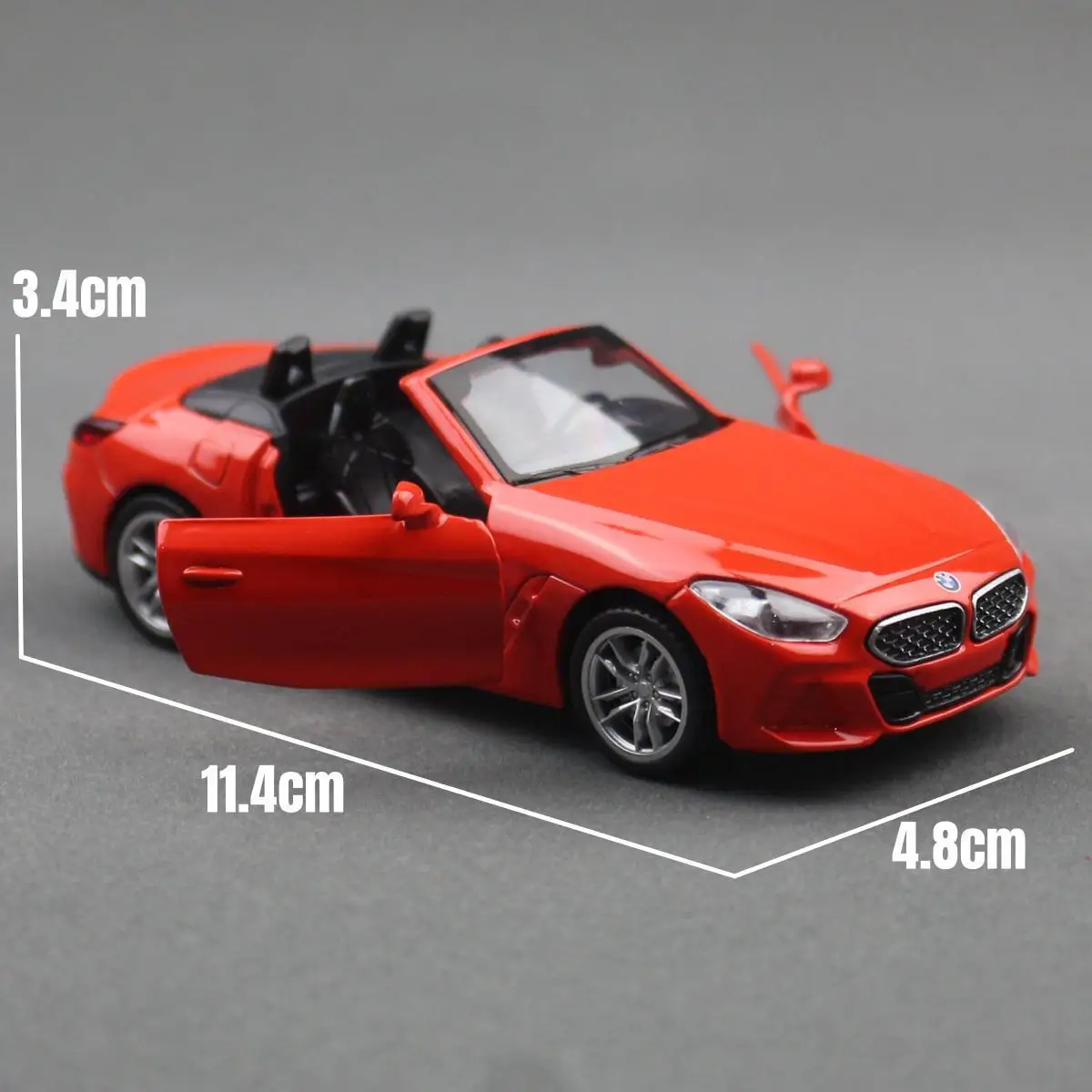 1/38 BMW Z4 M40i Toy Car Model Diecast Metal Convertible Miniature