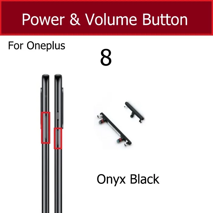 Enhanced Side Audio and Power Button Set for Oneplus - Replacement Keypad Repair Parts