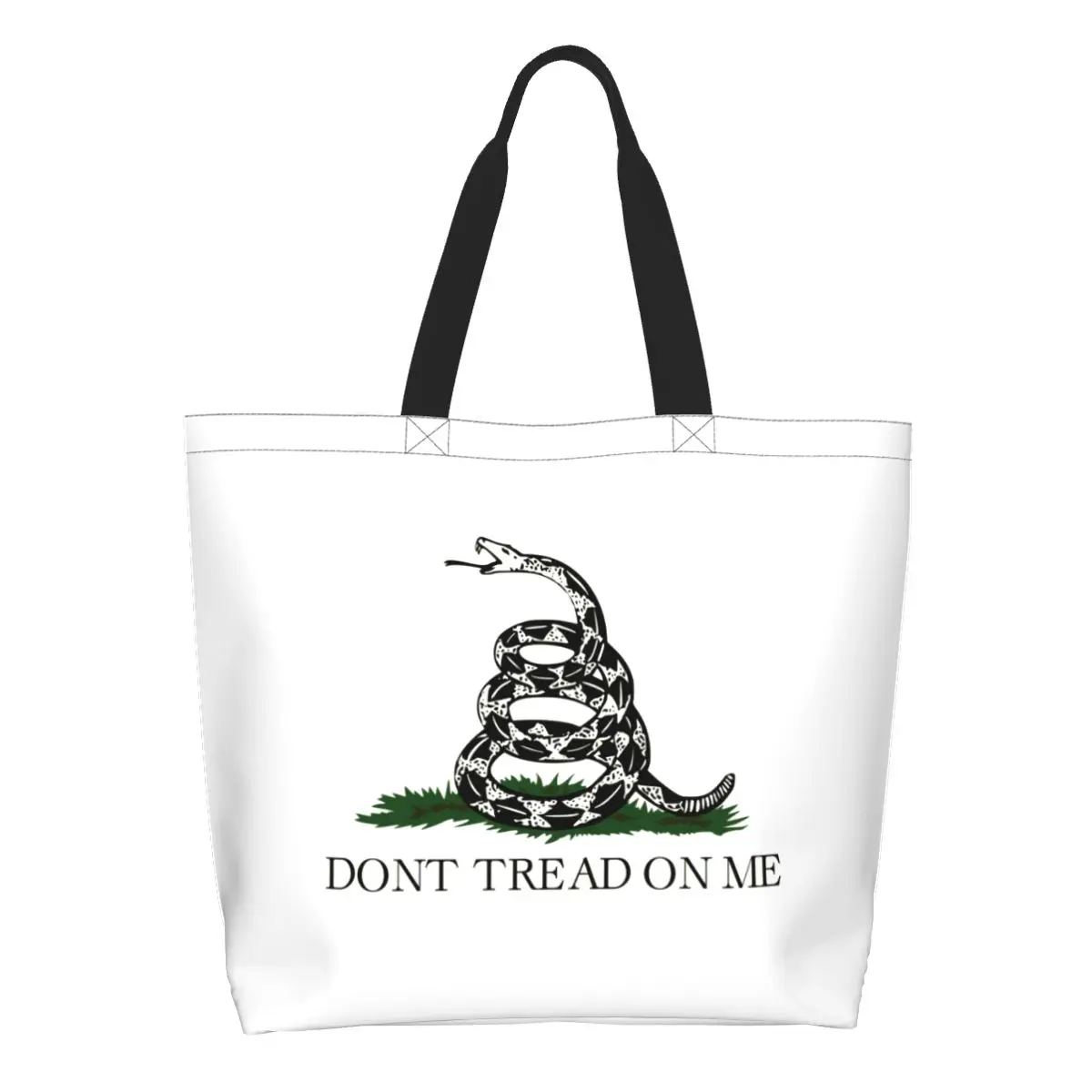 

Сумки для покупок Cobra Don't Trade On Me, Холщовая Сумка-тоут с милым принтом, вместительная портативная Сумочка Sons Of Liberty