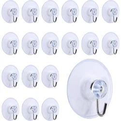 Suction Cup Hooks - Strong Wall and Window Utility Hooks for Home, Kitchen, and Bathroom (Suction Cup Hooks)