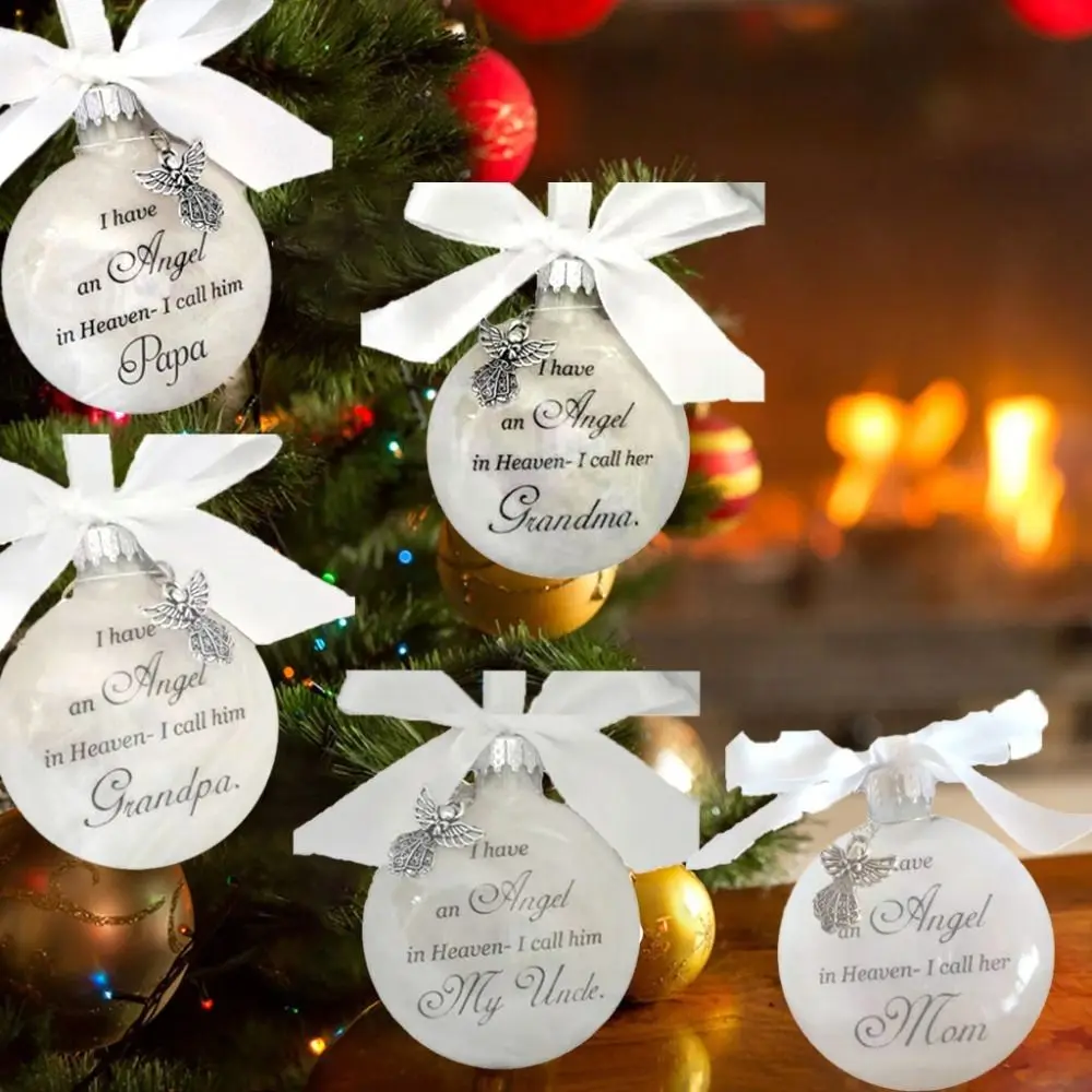 Tío abuelo 'Feliz Navidad' Decoración navideña colgante de madera