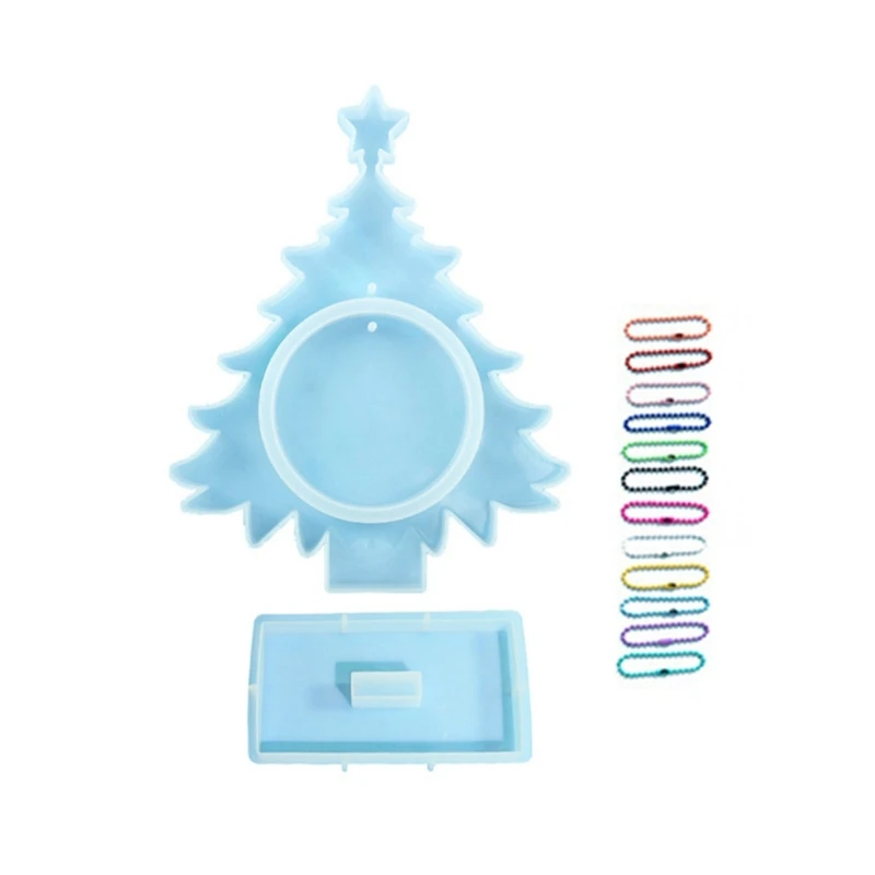 

Силиконовая форма для рождественской елки, фоторамка, смоляные формы, украшения дома, сделай сам, 634D