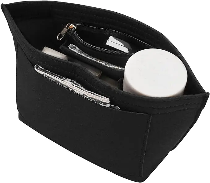 Felt Cloth Insert Bag Organizer Women Fits For Baguette Makeup Tote Handbag Travel I.1097349791