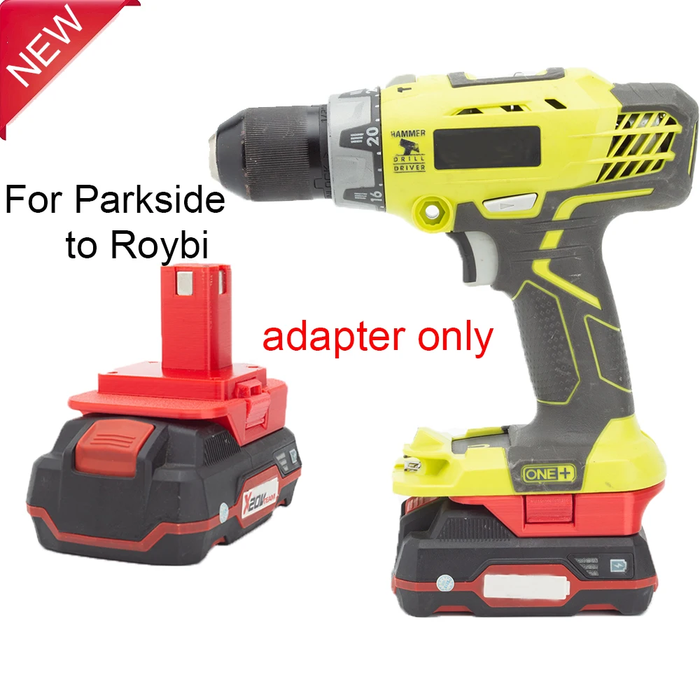 For Lidl Parkside lithium ion battery converter to Roybi/ Hitachi/Bosch