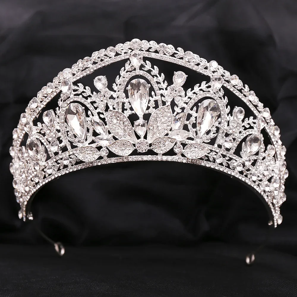 

Luxury Crystal Crowns and Tiaras Headband for Women Princess Birthday Party Wedding Pageant Prom Bridal Gifts Hair Accessories