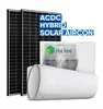 Hybrid Solar Mini-Split Air Conditioner Heat Pump AC/DC Solar Cell Air Conditioner,9000BTU-12000BTU,Plug-n-Cool, 1