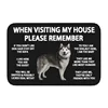 Siberian Husky Welcome Entrance Doormat Luxury Home Decorations Kitchen Balcony Long Rugs Bedroom Entry Door Carpet Non-slip Mat 2