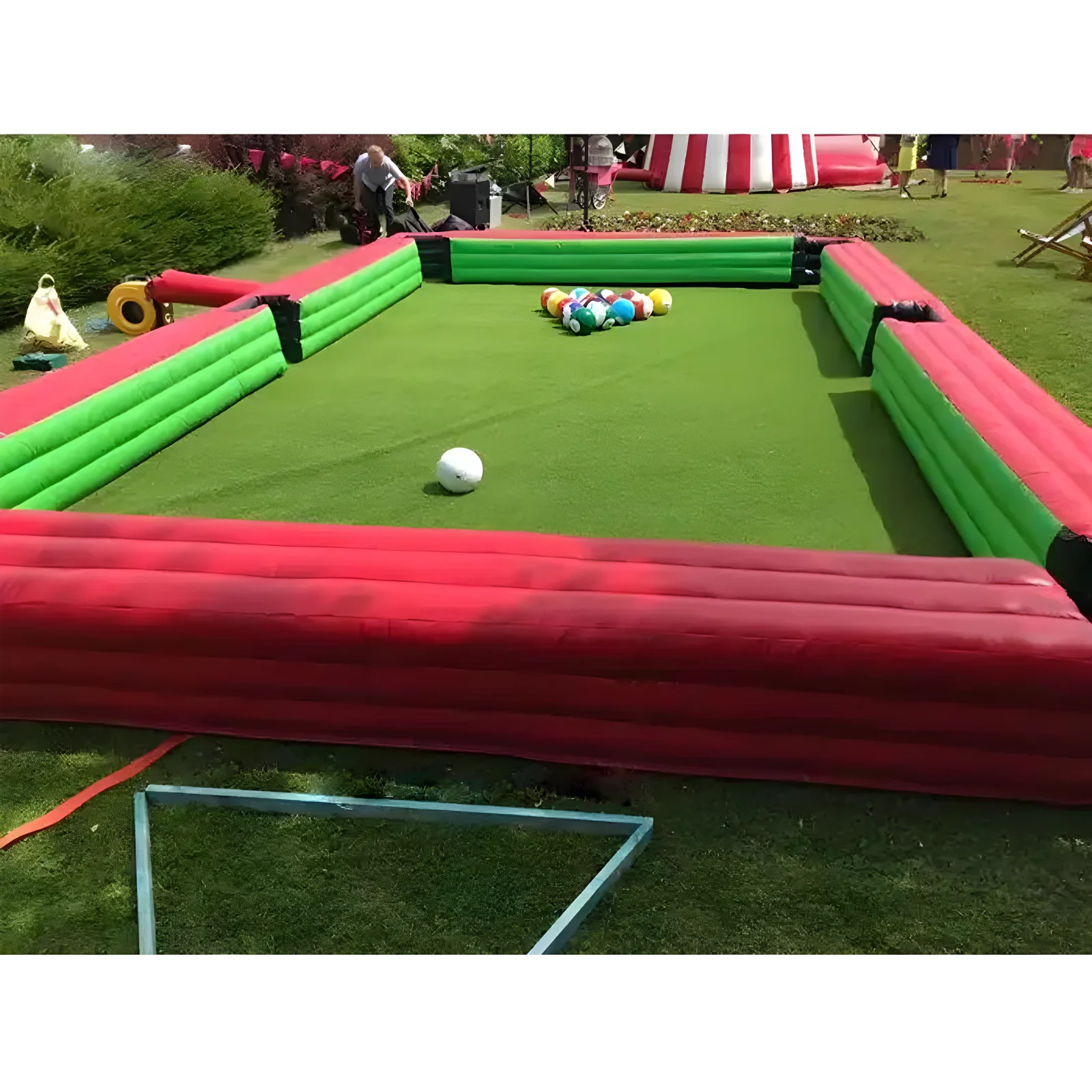 Inflatable Snookball Table Commercial Inflatable Snooker Soccer Pool ...