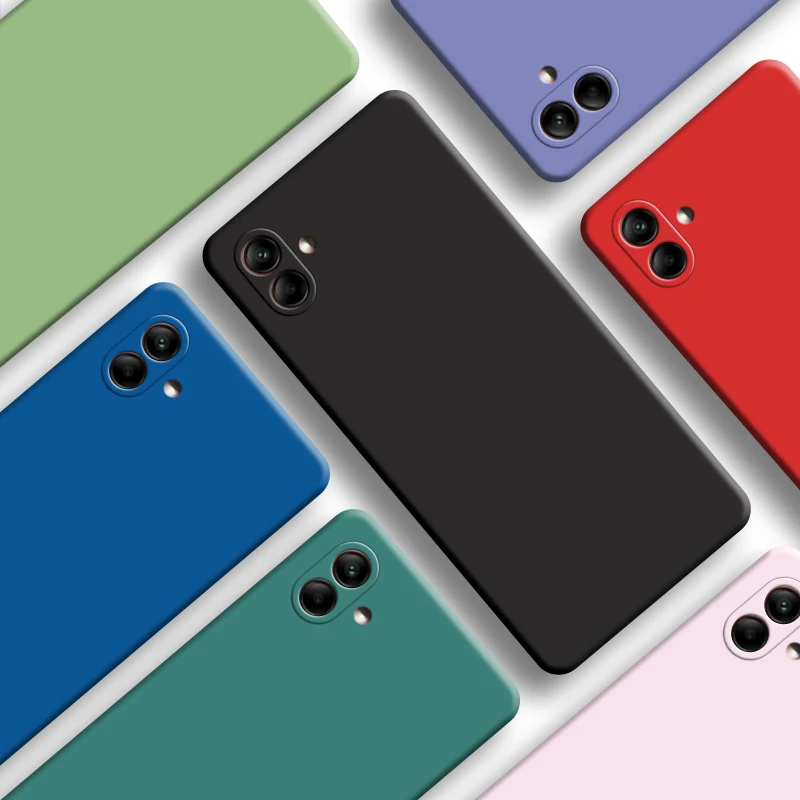 

Чехол для Samsung Galaxy A04, чехол для Samsung A04 4G, 6,5 дюйма, Новый противоударный бампер из жидкого силикона для Galaxy A04 A04E A03s A03 Core
