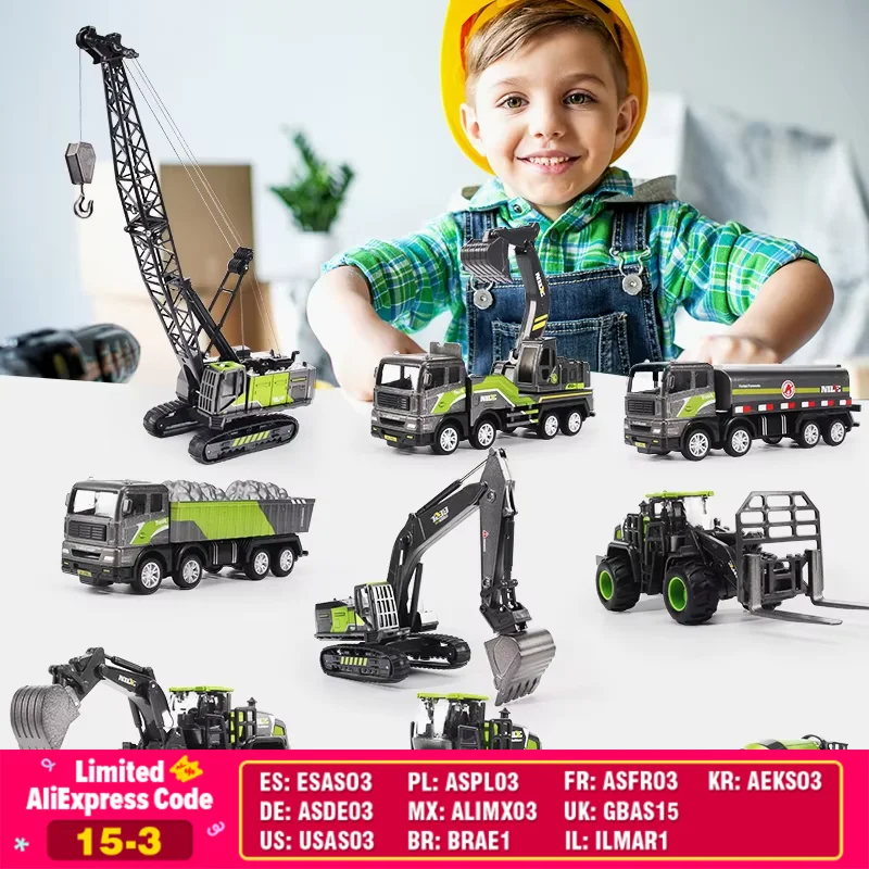 Bulldozer De Juguete De Ingeniería Con Múltiples Articulaciones Para Niños – Educativo Y Divertido, Ideal Para Jugar En Casa O En La Playa