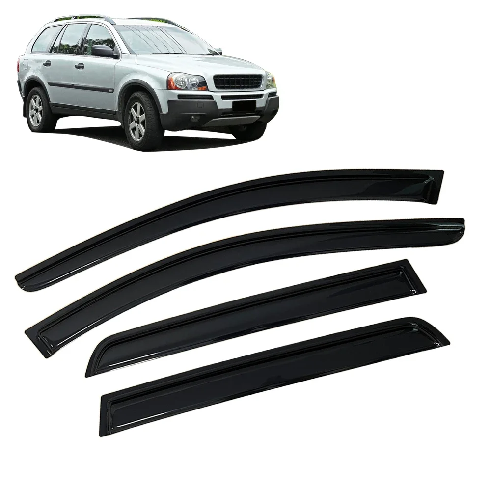 Window Visor Weathershied Door Visor Wind Sun Rain for VOLVO XC90 2003-2014