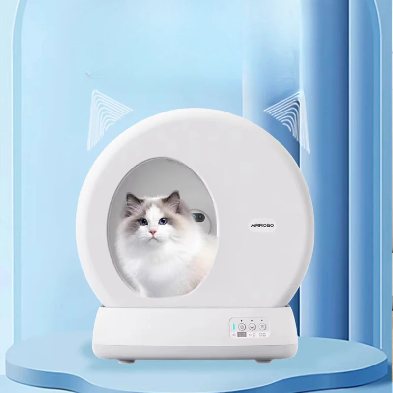 

Intelligent fully automatic cat litter basin large fully enclosed odor proof cat toilet electric cat excrement shovel
