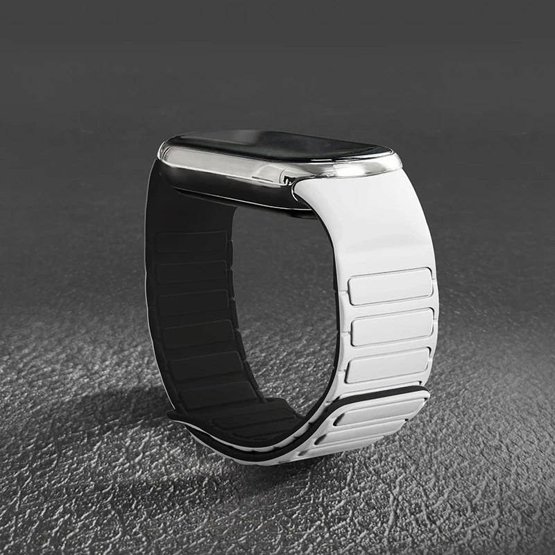 Magnetic Silicone Strap Bracelet for Smartwatch - Stylish Accessory Wristband