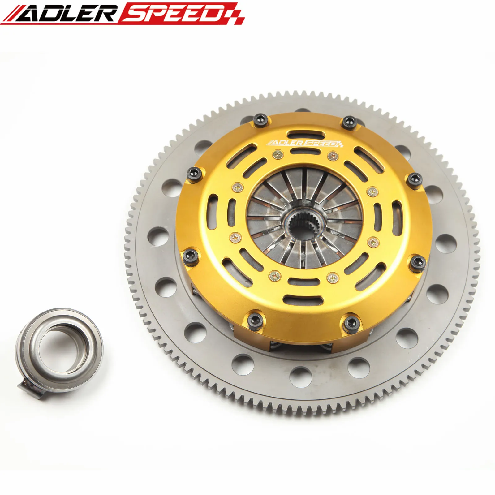 ADLERSPEED 8.5인치(215mm)/7.25인치(185mm) 레이싱 클러치 트윈 디스크 (혼다 어코드, 시빅 Si, K20, K24, 아큐라 RSX, TSX용) 중간/표준 무게