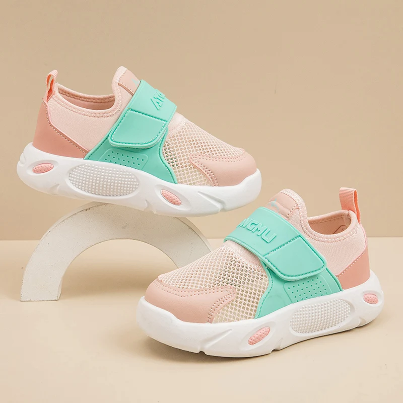 Mesh Kids Sneakers for Boys Girls Summer Walking Shoes