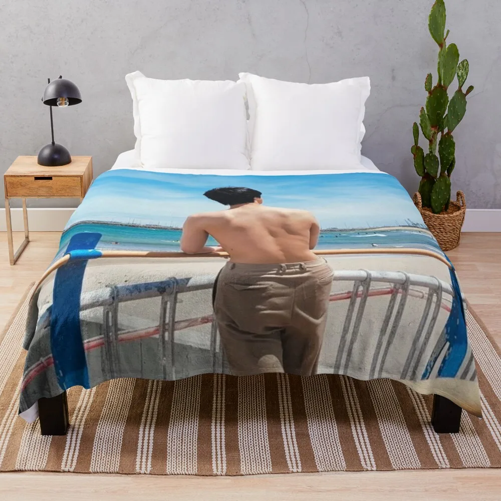

Topless Jin Throw Blanket Hairy Blanket