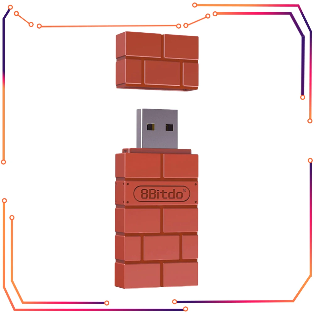 

8 Bitdo Wireless Bluetooth GamePad Receiver USB Adapter Converter For PS3 PS4 For WII PRO Switch RR