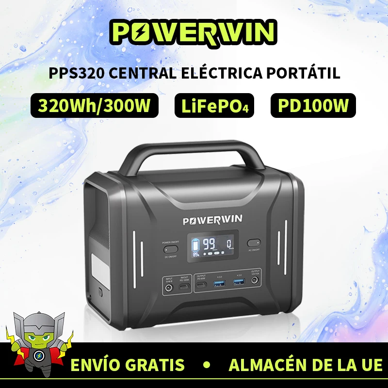 Batería portátil de litio LiFePO4 Redodo 12.8V 50Ah, 4000-8000 ciclos