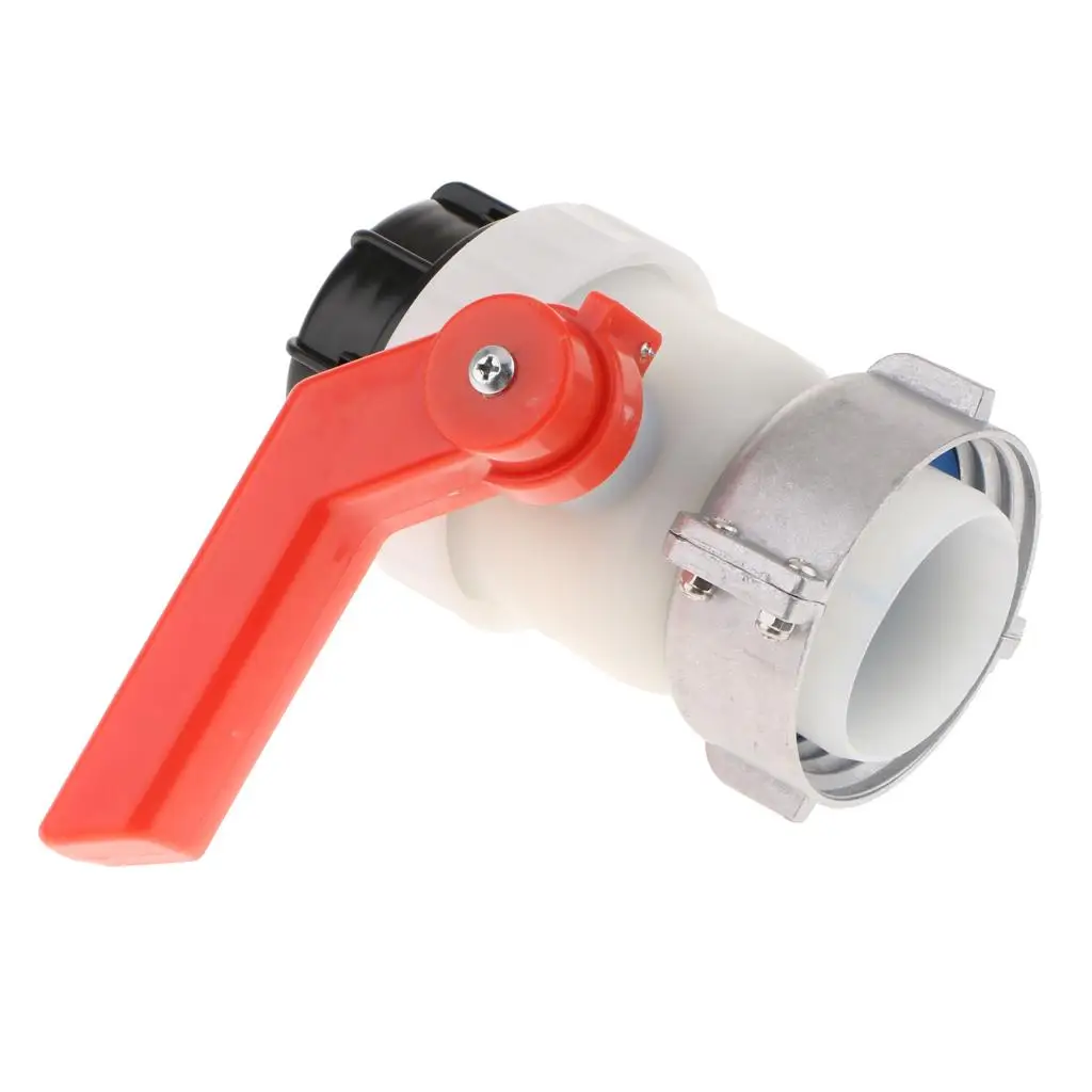 IBC Tote Tank Valve Drain Adapter 75mm to 2inch Thread Valve