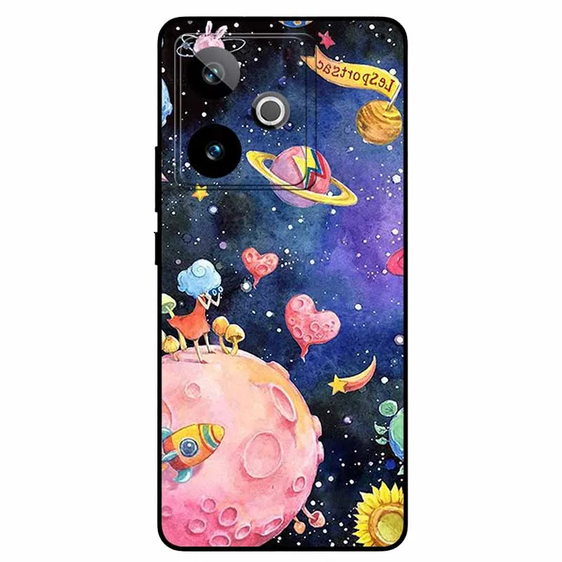 Soft Silicone Cartoon Phone Back Cover Case for Realme GT 7T / GT7 5G - 6.8 Coque
