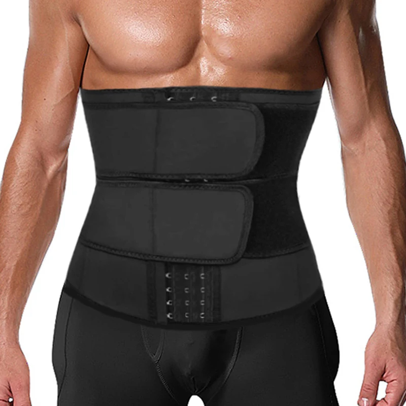 Men Waist Support Sauna Slimming Waist Trainer Belts Sweat Abdomen Corset Weight Loss Belly Compression Straps Sports Girdles Best Sellers In Sports & Entertainment