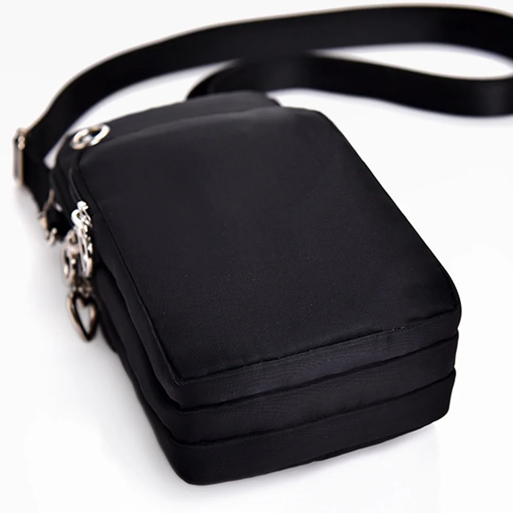 Waterproof Mobile Phone Bag for Iphone/huawei/xiaomi/samsung Universal Pink Flower 26 Letters Cell Phone Case Women Wrist Pack