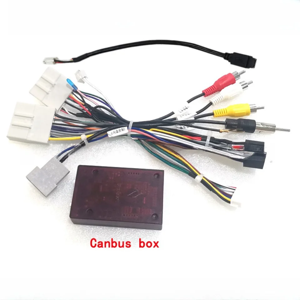 JCAKES Car Radio Wiring Harness 20P Head Unit ISO Connector Antenna - View #9