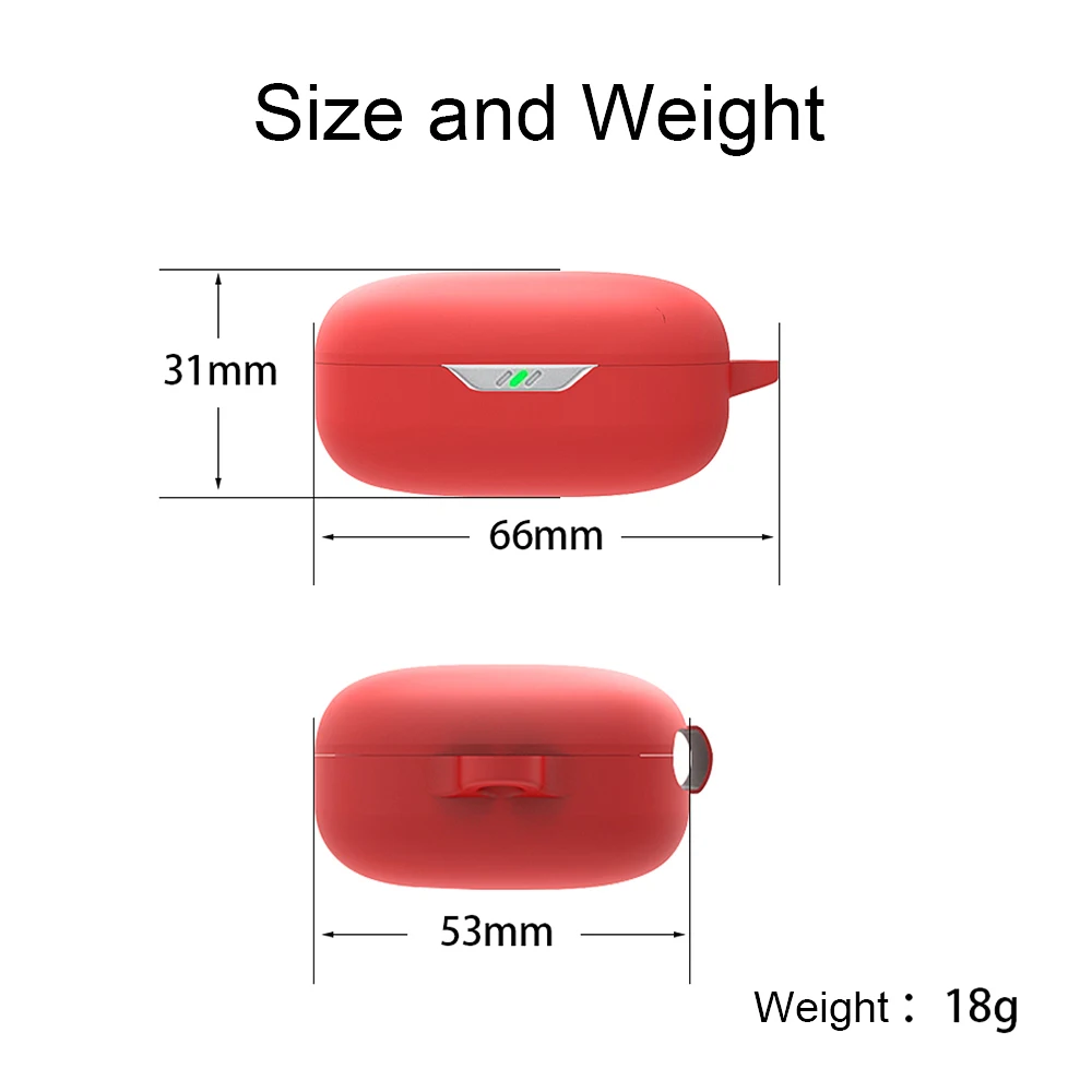 Housse Silicone Transparente Pour étui JBL Tune Flex 2 - Protection Anti-choc Et Anti-rayures