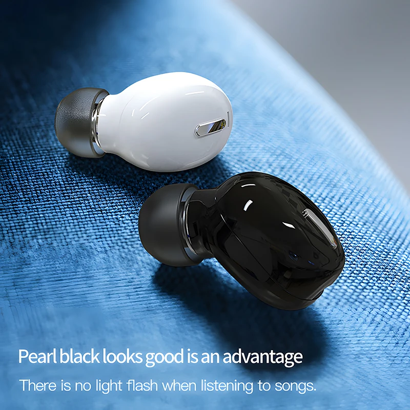 New Wireless Earphones Bluetooth 5.0 Headphones With Mic in-Ear Sports Waterproof TWS Earbuds Bluetooth Handsfree Single Headset 5