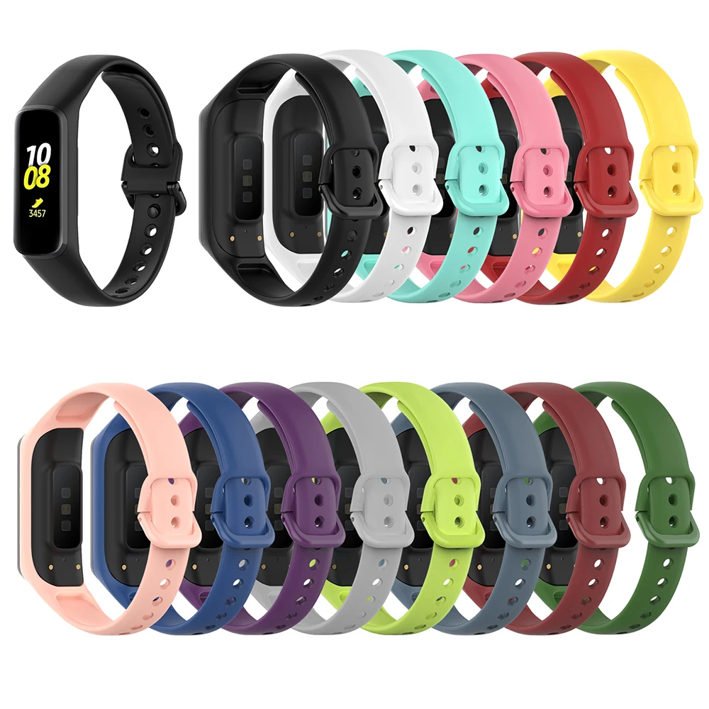 

Silicone Strap For Samsung Galaxy Fit 2 SM-R220 Smart Watch Bracelet Band Replacement Sport Wristband For Galaxy Fit2 Watchband