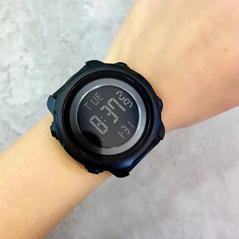

SANDA Creative LED Electronic Sport Watches Count Down Stopwatch Clock 5Bar Waterproof Men Wristwatch montre homme Watch