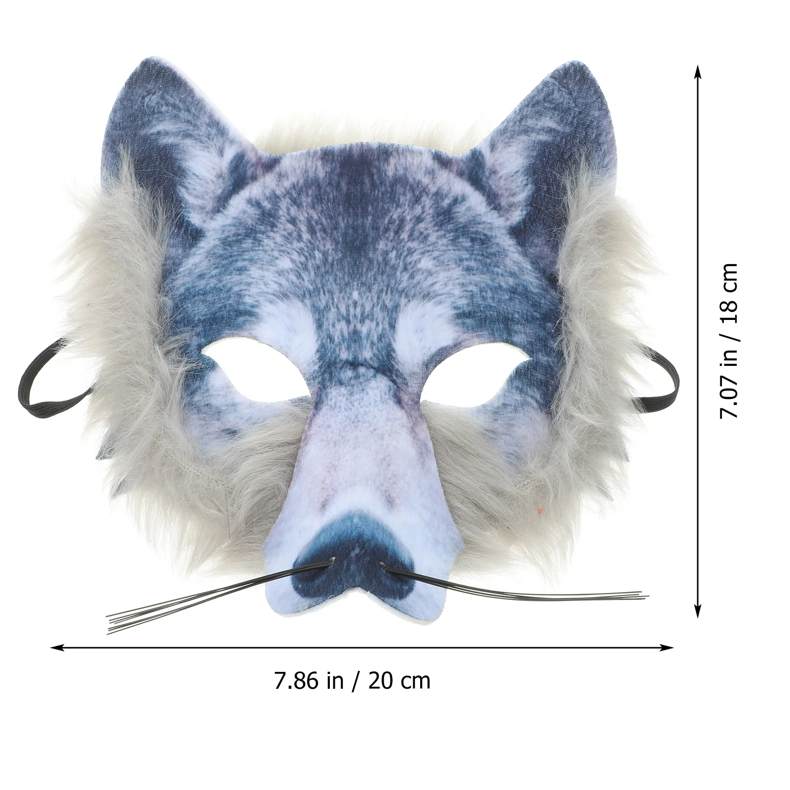 Creative Outdoor Decor Scary Wolf Mask for Halloween Party