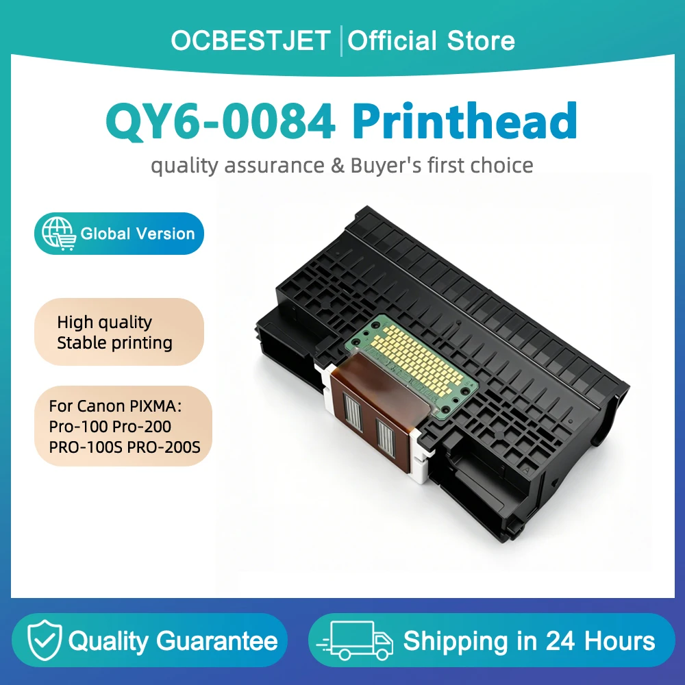 Testina di stampa QY6-0084 per Canon PIXMA Pro-100 Pro-200 PRO-100S PRO-200S