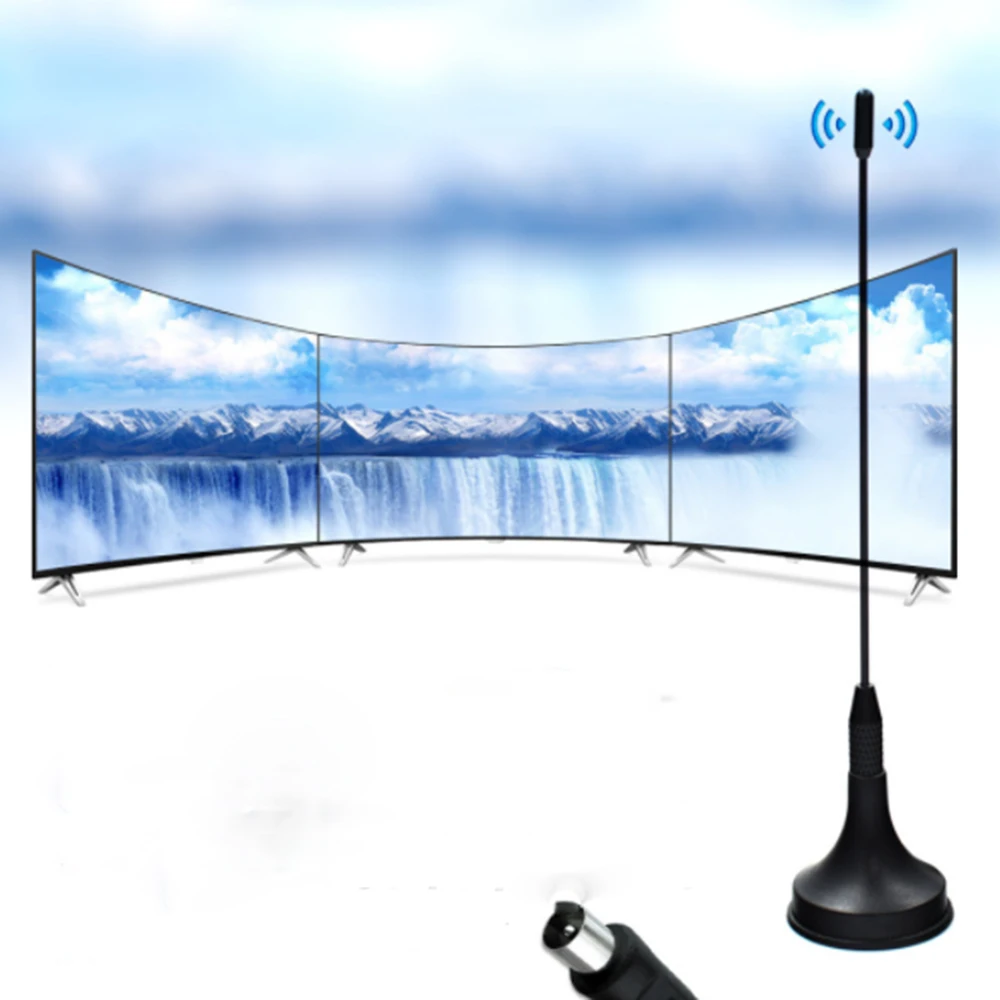 Indoor Antenna Mini TV Antenna Aerial Digital For DVB-T TV HDTV Easy To Install 3