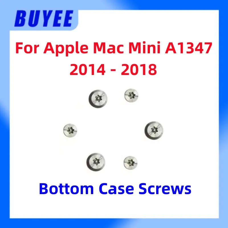 6PCS Origina A1347 Bottom Cover Case Screws 923-00155 923-00157 For Apple Mac Mini A1347 2014-2018 Year Lower Cover Screws