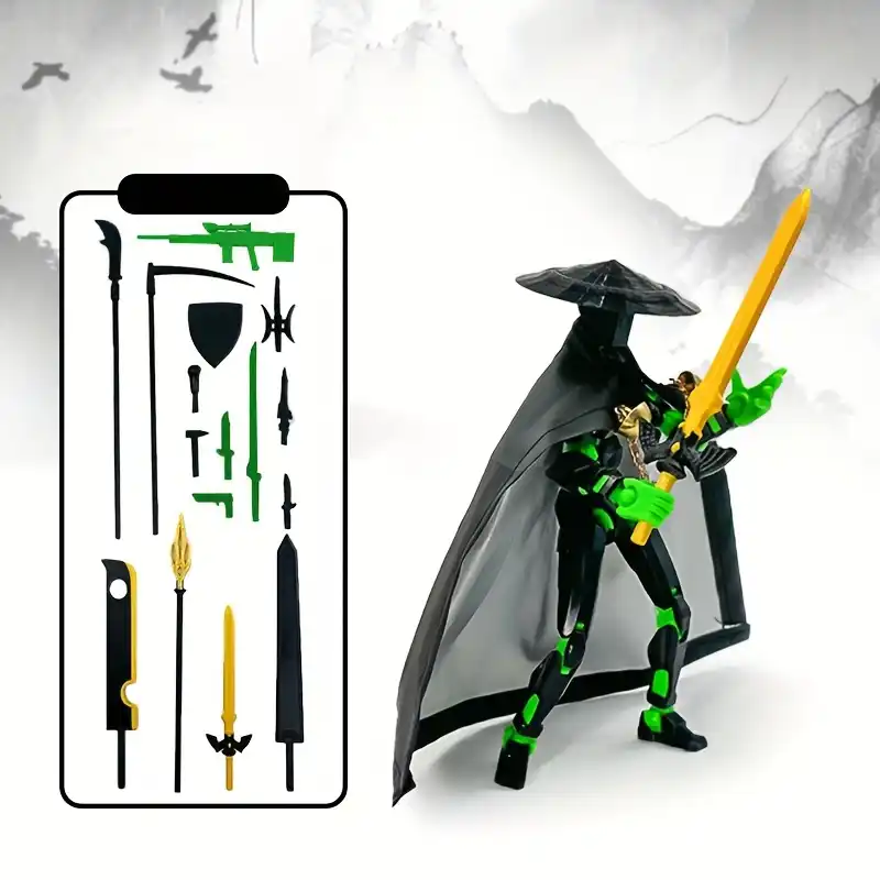 New Death/Swordsman/Wukong Titan 13 Action Figures T13 Multi