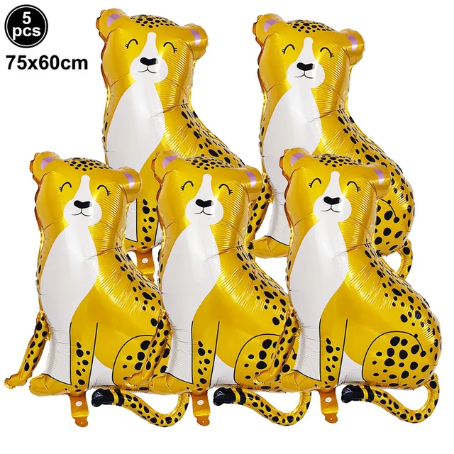 Piatti Di Carta Leopardati Per Feste - 16 Pezzi, Tema Safari, Per Compleanni E Baby Shower - Foto 8