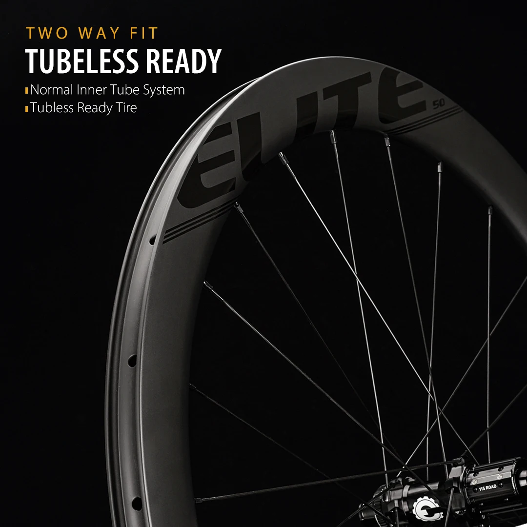ELITEWHEELS SLR Disc Brake Carbon Road Bike Wheels RD13 Ratchet System 36T Clincher Tubeless 700c Cyclocross Wheels carbon bike wheelset bike wheelset carbon wheelset