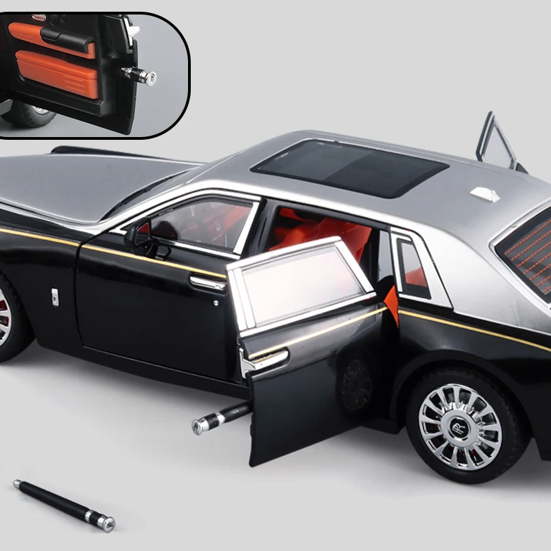 1:18 Rolls Royce Phantom Alloy Luxy Car Model Diecasts Metal