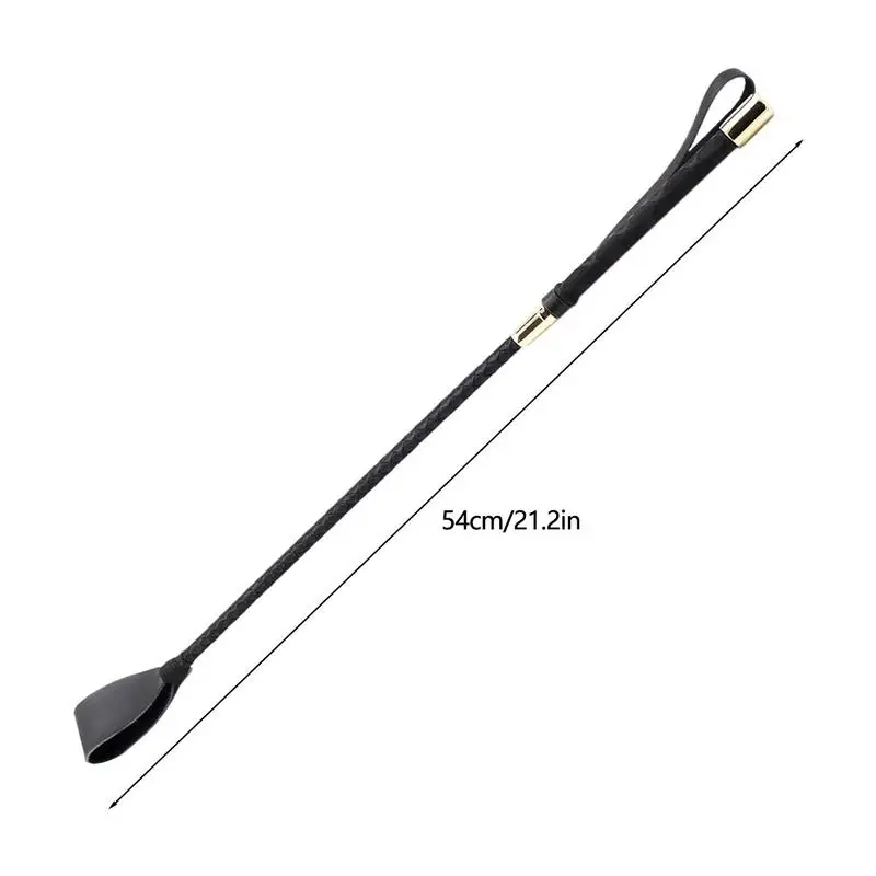 30/45/54/60CM Riding Crop PU Leather Horse Crop Whip Horse Double Slapper Horse Whip With Equestrianism For Horses  Outdoor 6