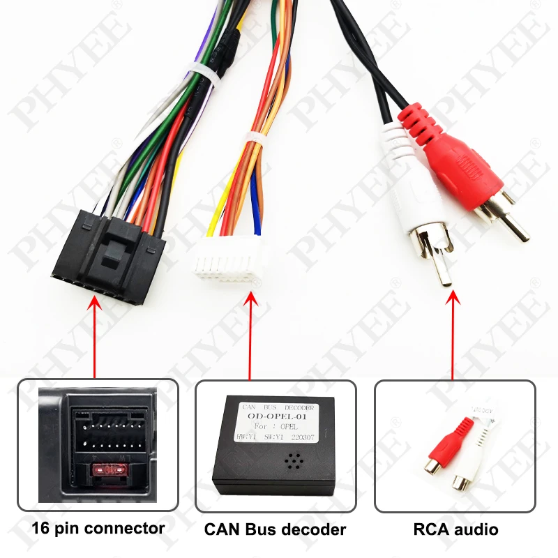 wire harness power cable canbus for Opel Vectra Zafira