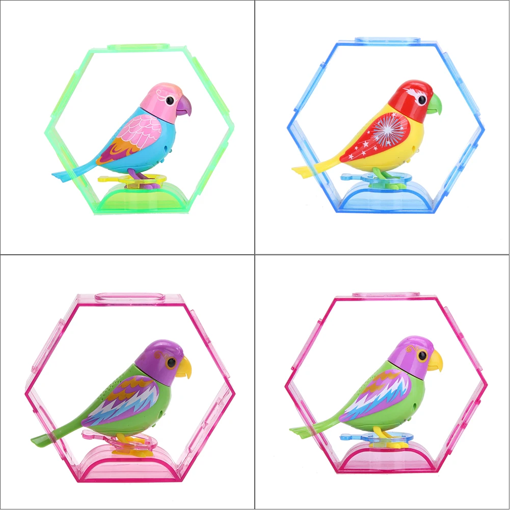 플라스틱 소리 음성 제어 활성화 지저분한 노래 새, 어린이 장난감 선물