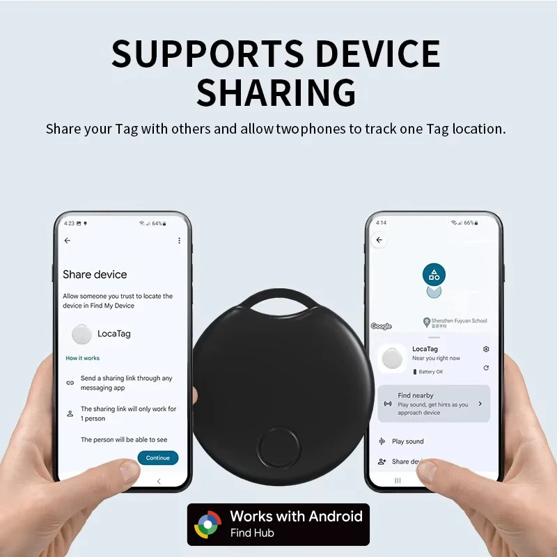 RSH Smart Tracker Work With Android Google Find Hub App Navigating Key Finder Locator Remote Positioning Tag for Xiaomi Samsung 3 RSH Smart Tracker Work With Android Google Find Hub App Navigating Key Finder Locator Remote Positioning Tag for Xiaomi Samsung 3