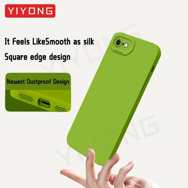 YIYONG Original Soft Liquid Silicone Phone Case - 2022 Edition