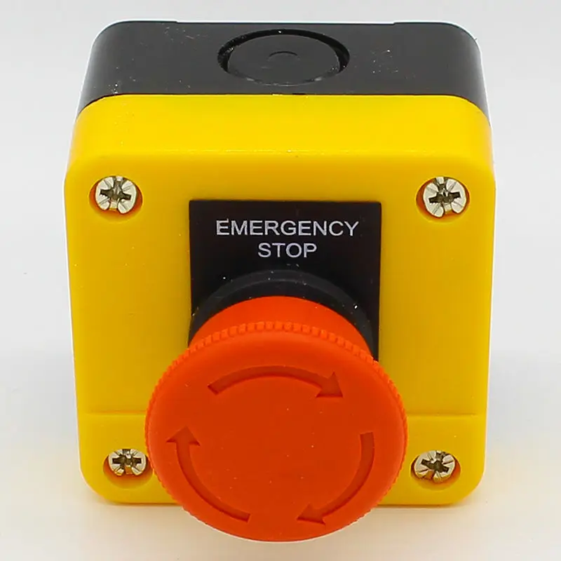 Interruptor de botón e-stop 1NO + 1NC, parada de emergencia image_2