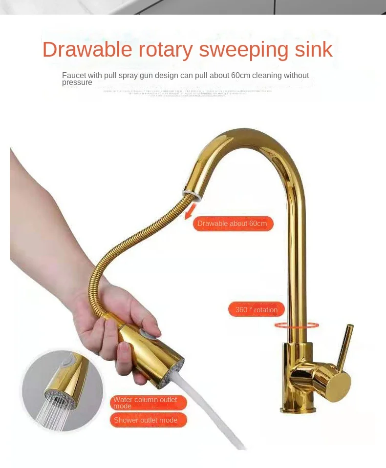 304 Stainless Steel Kitchen Wash Basin 40cm x 40cm Nano Gold Bar Counter Mini Small Circular Sink Single Slot