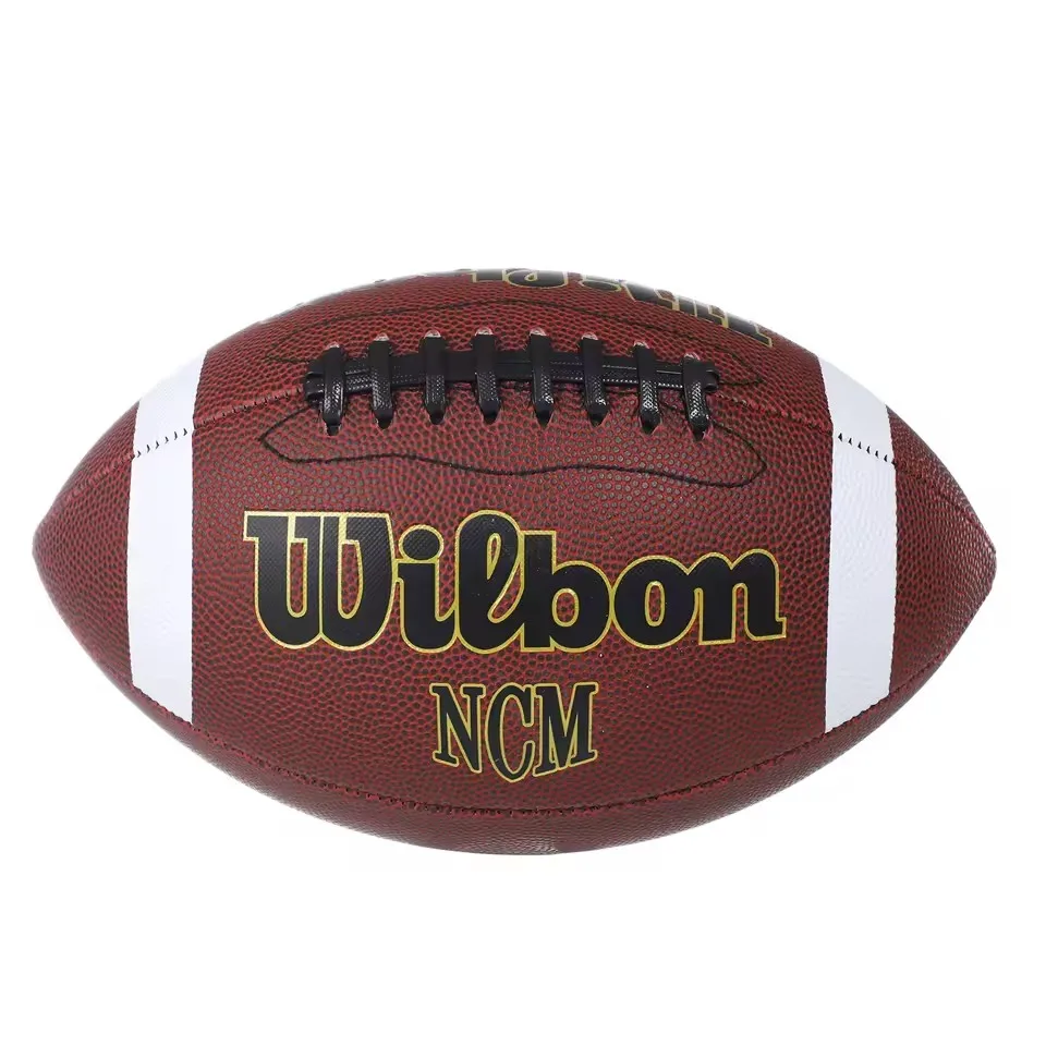 1 Pcs American Football Standard Rugby Ball for American Football Training Game Size 3 Size 6 Size 9 view 3