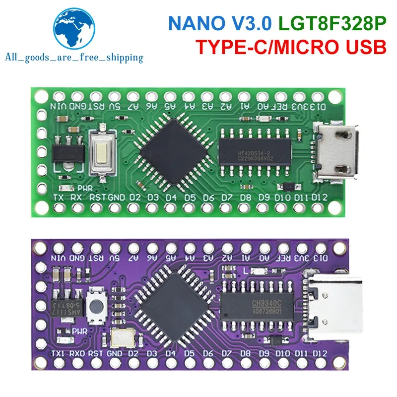 Scheda Di Sviluppo LGT8F328P LQFP32 MiniEVB – Sostituto Perfetto Per ATMEGA328 Nano V3.0 - Foto 2