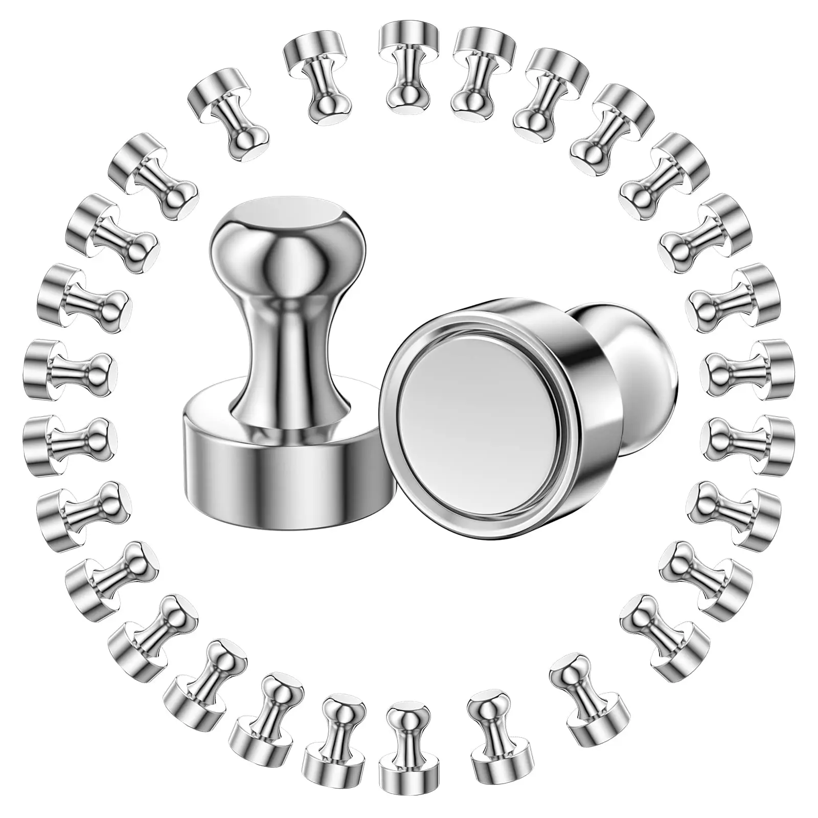 Neodymium Magnets Mini Magnet Pen 12 X 16mm Magnets Push Pins Magnetic Thumb Tacks for Whiteboard Notice Board