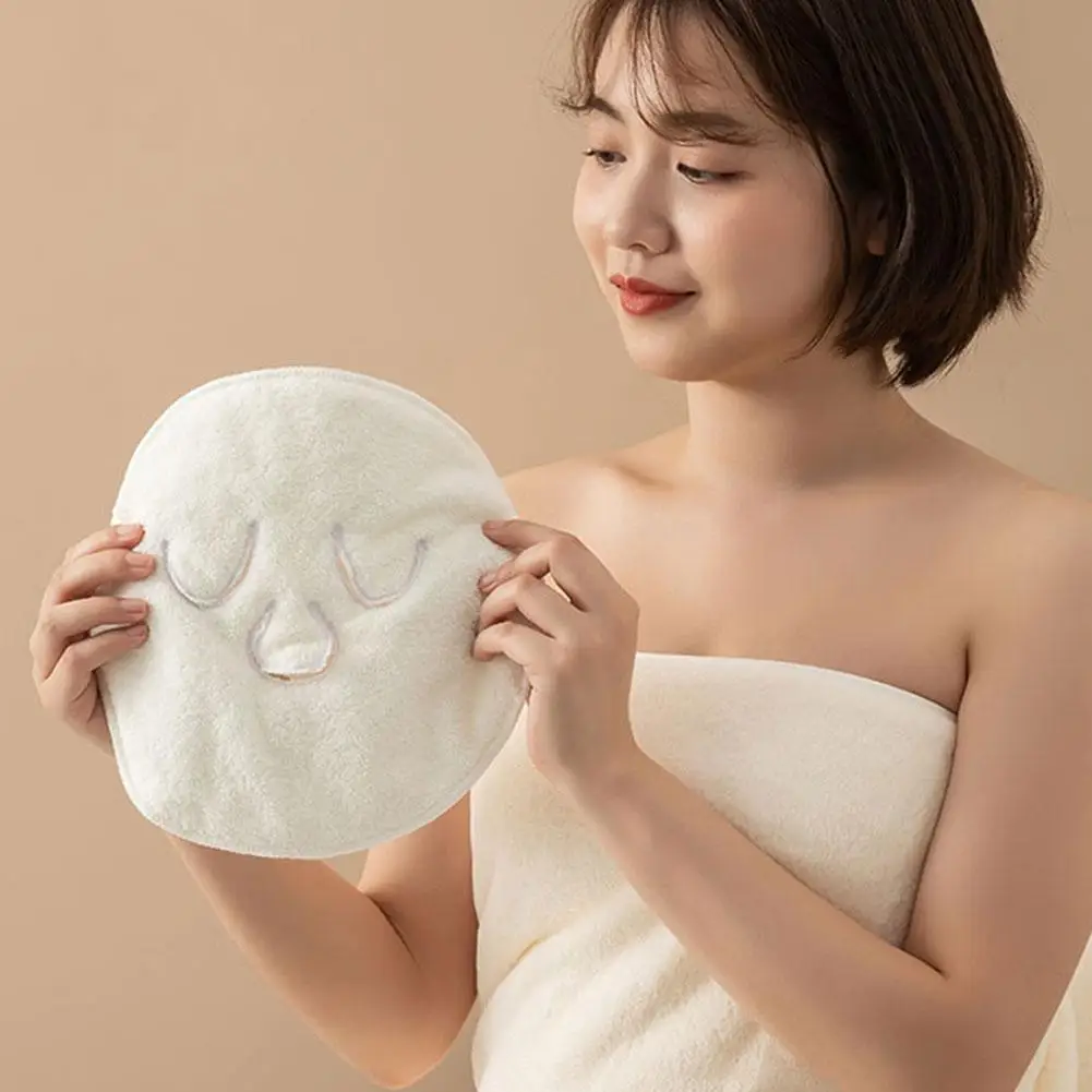 Hot Compress Asciugamano Maschera Gestione Della Pelle Maschera Per Il Viso Maschera E Asciugamano Per La Casa Apertura Bellezza Lavaggio Caldo Viso F
